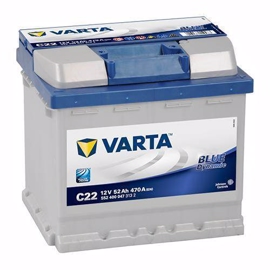 Varta  C22 Bilbatteri 12V 52Ah 552400047